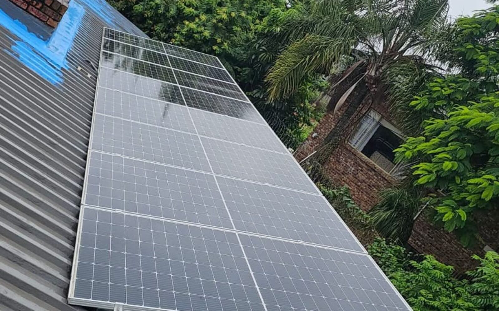 Solar panel installation